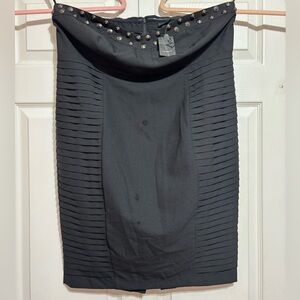 Torrid Black Studded Strapless Dress